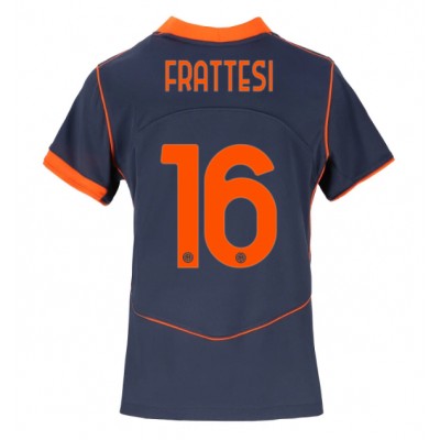 Ženski Nogometni dresi Inter Milan Davide Frattesi #16 Tretji 2025-26 Kratek Rokav Ženski Nogometni dresi Inter Milan Davide Frattesi #16 Tretji 2025-26 Kratek Rokav